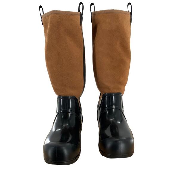 UGG Raincloud Tall Boots Women Size 8 Shearling Lining Waterproof Snow Shoes - Picture 6 of 13